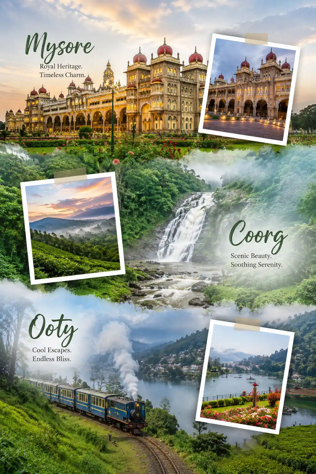 Discover Ooty Coorg Mysore Trail